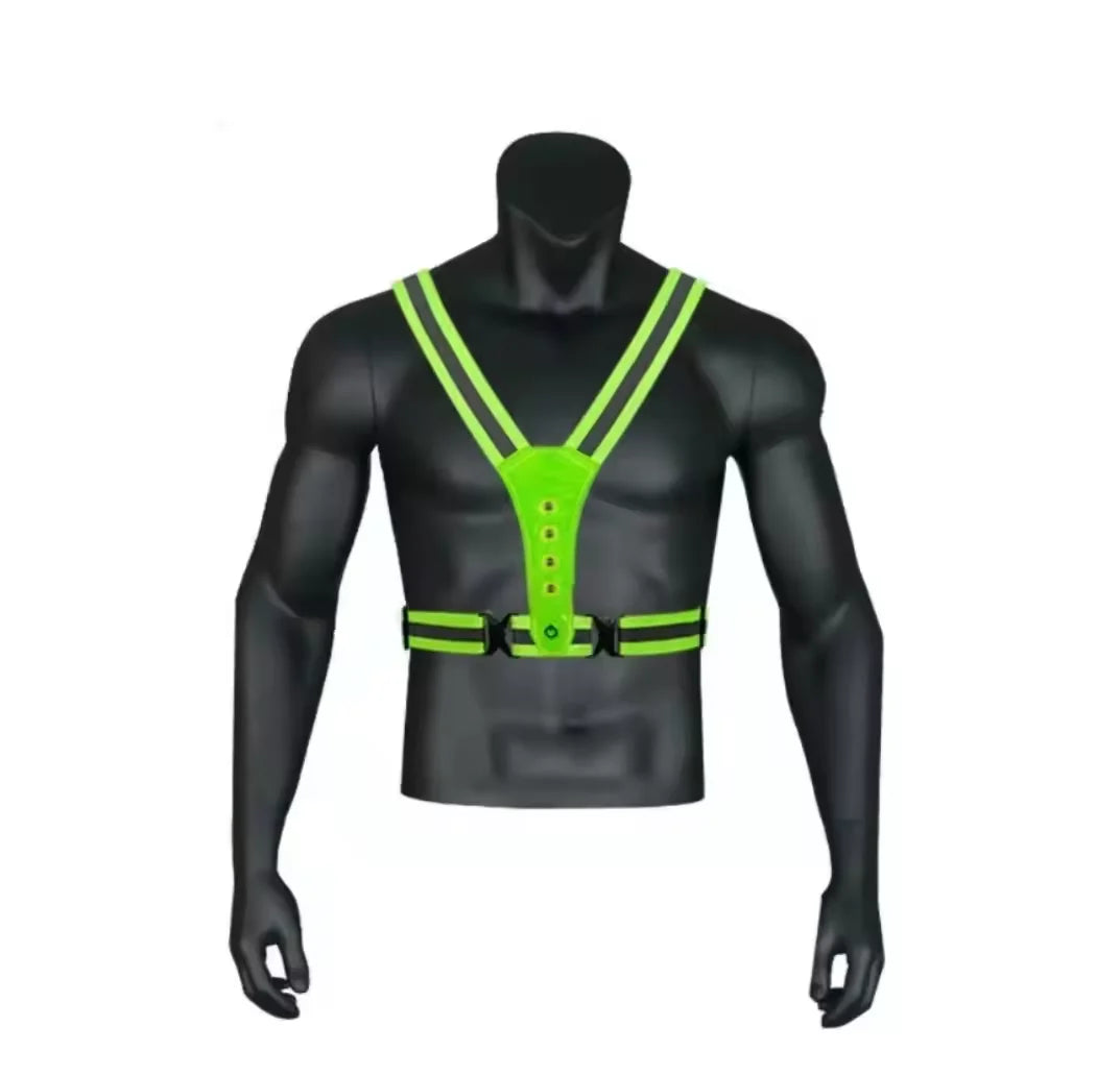 Hardloopvest met led verlichting