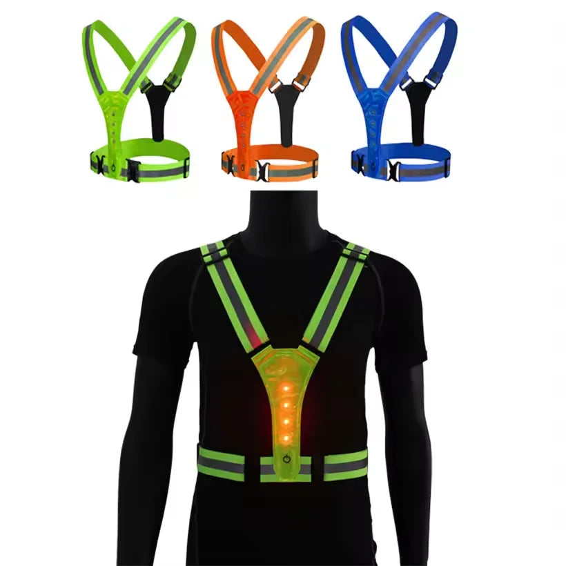 Hardloopvest met led verlichting