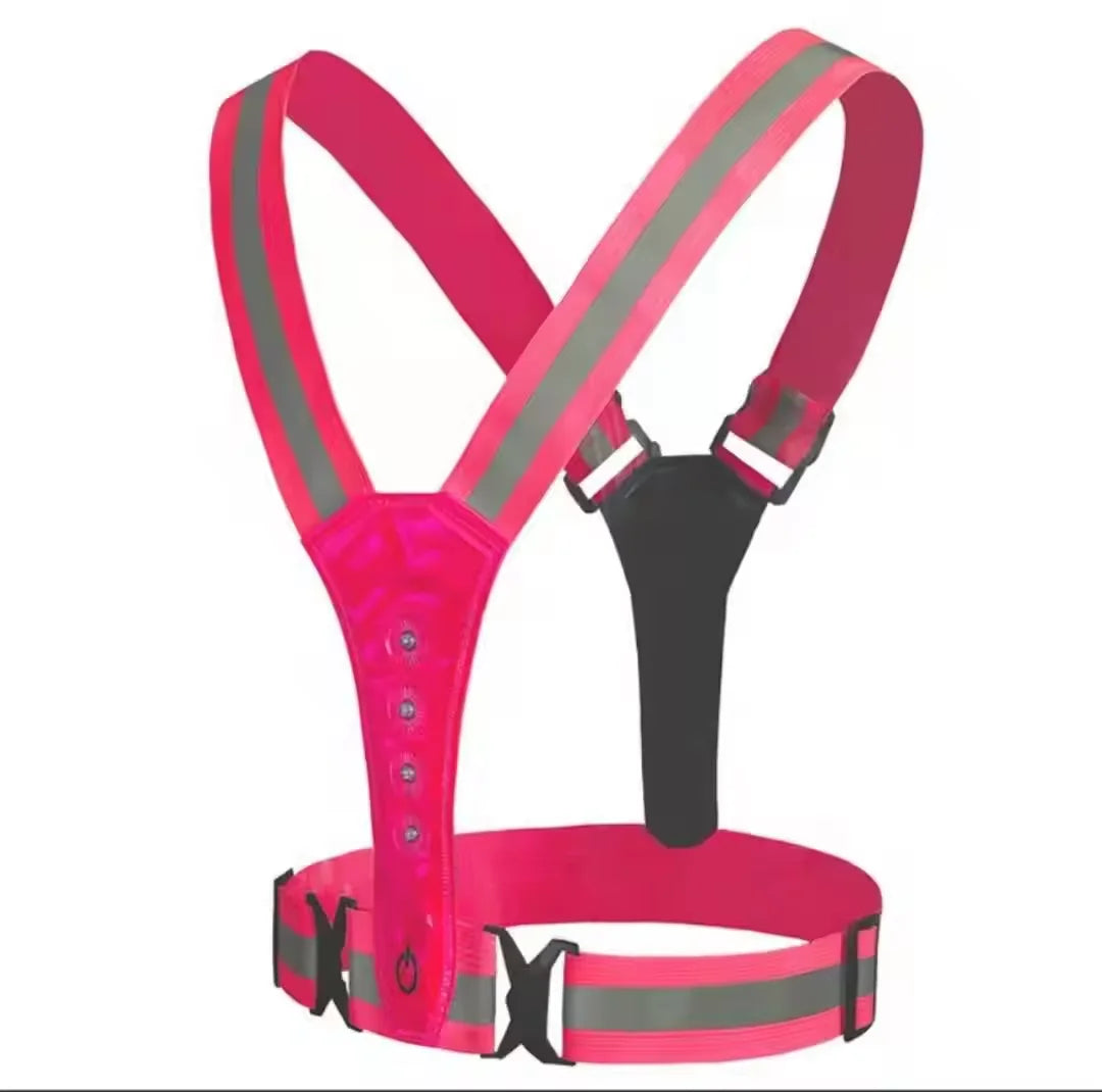 Hardloopvest met led verlichting