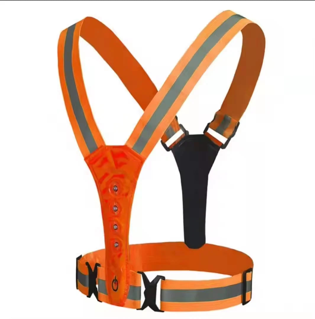 Hardloopvest met led verlichting