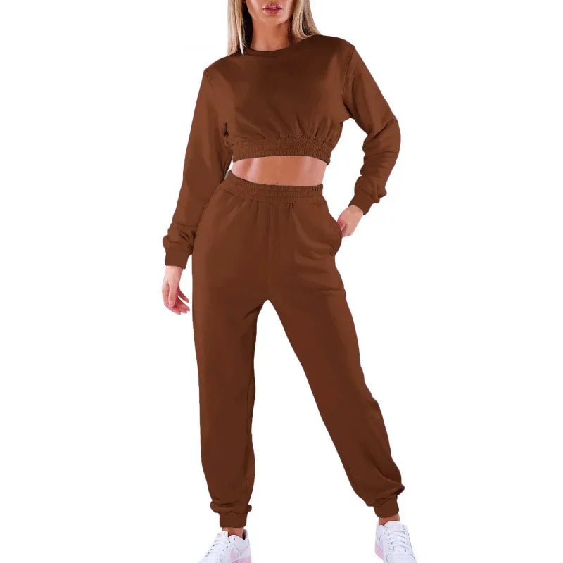 Cropped Tracksuit - Joggingspak Dames