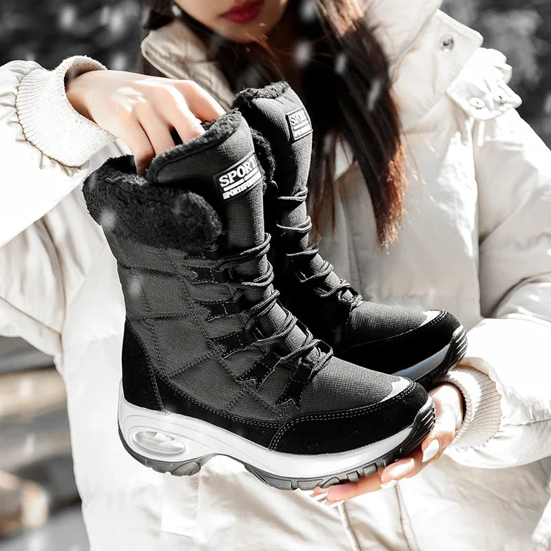 Warme Snowboots Dames Waterdicht