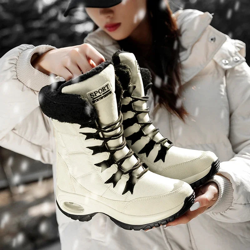Warme Snowboots Dames Waterdicht
