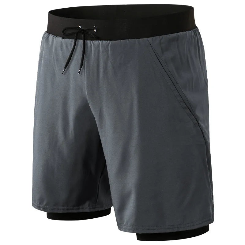Sportbroekje Hardloopbroekje Ademend Met Onderbroek Heren Hardloopbroekje