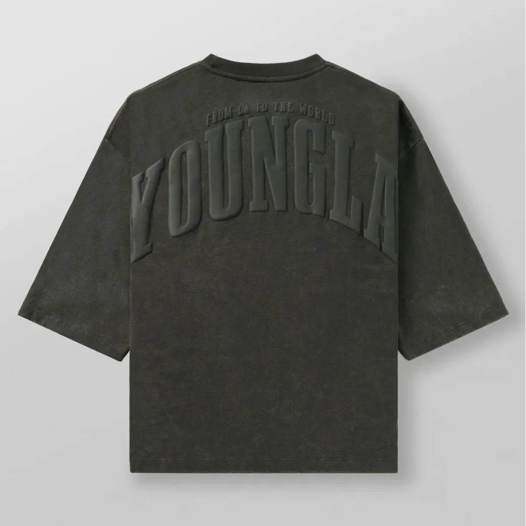 Oversized gymshirt voor mannen – nieuwe stijl- katoenen kortemouwen T-shirt, perfect voor fitness en casual
