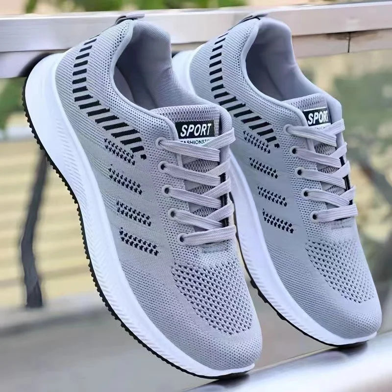 Gym- en hardloopschoenen voor heren – casual slip-on mode sneakers, ademende hardloopschoenen voor outdoor