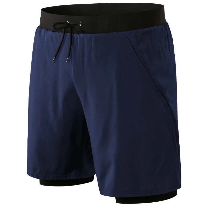 Sportbroekje Hardloopbroekje Ademend Met Onderbroek Heren Hardloopbroekje