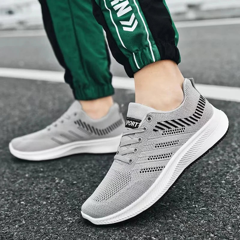 Gym- en hardloopschoenen voor heren – casual slip-on mode sneakers, ademende hardloopschoenen voor outdoor