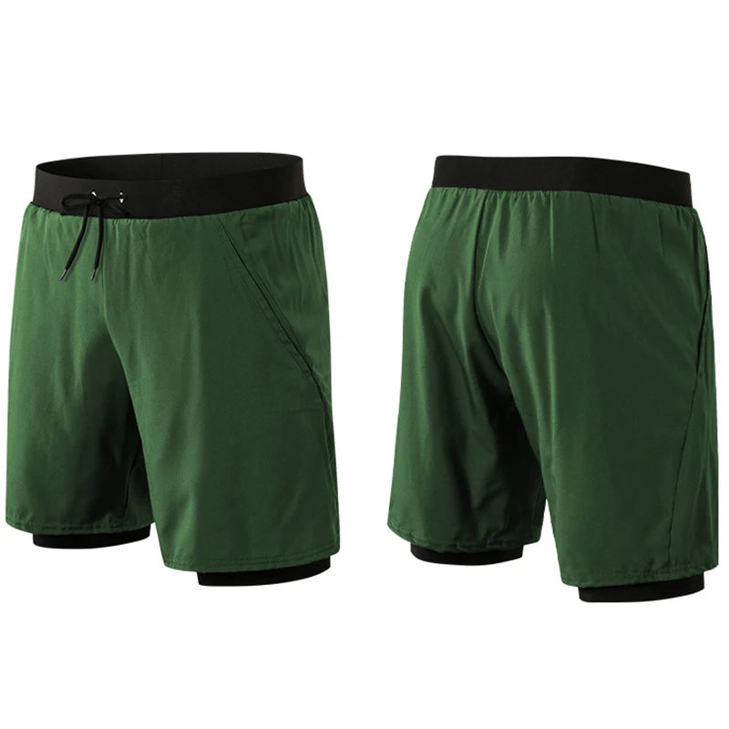 Sportbroekje Hardloopbroekje Ademend Met Onderbroek Heren Hardloopbroekje