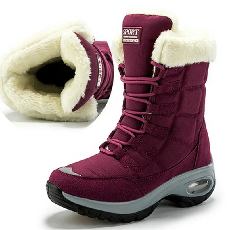 Warme Snowboots Dames Waterdicht