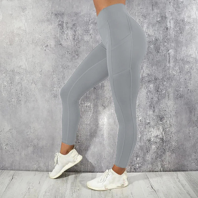 Hardlooplegging Dames Met Telefoonzak Sportlegging