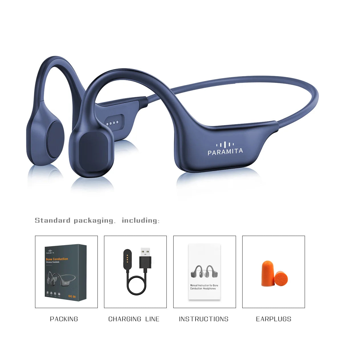 Hoofdtelefoon Draadloze Bluetooth Headset Met Microfoon Waterdicht Voor Sport Hardlopen
