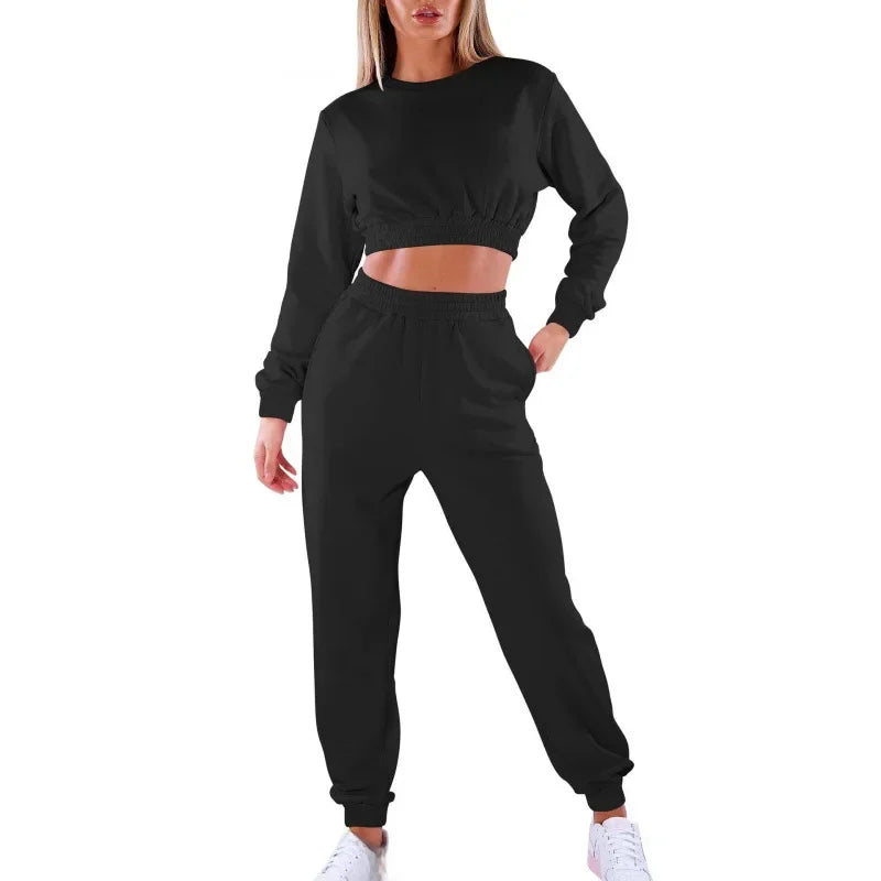 Cropped Tracksuit - Joggingspak Dames