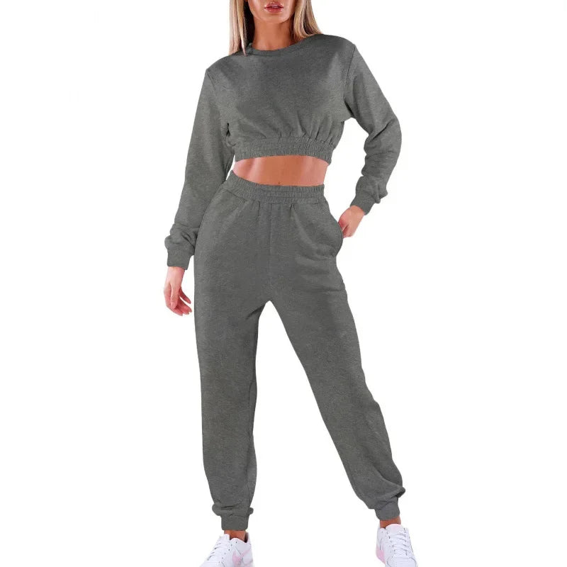 Cropped Tracksuit - Joggingspak Dames