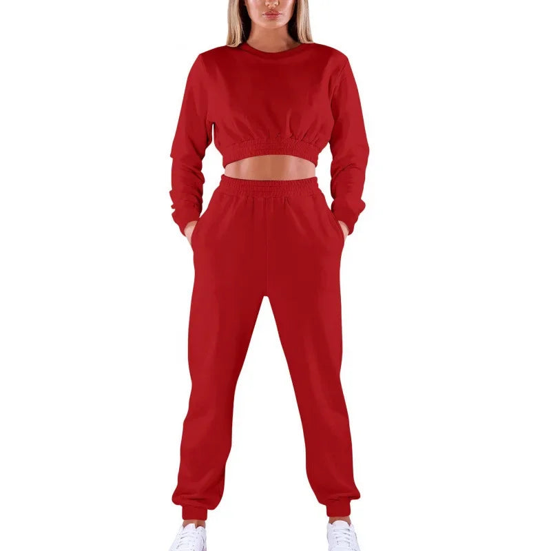 Cropped Tracksuit - Joggingspak Dames