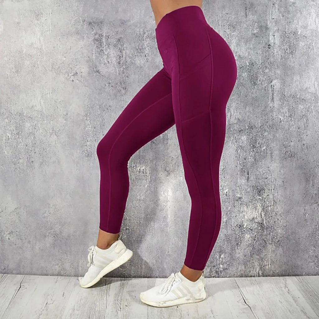 Hardlooplegging Dames Met Telefoonzak Sportlegging