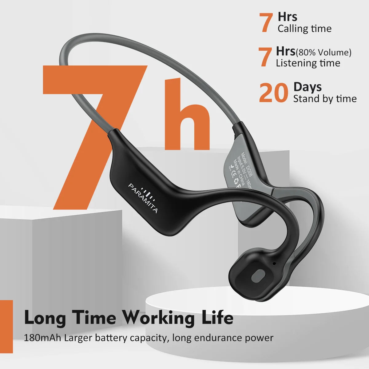 Hoofdtelefoon Draadloze Bluetooth Headset Met Microfoon Waterdicht Voor Sport Hardlopen