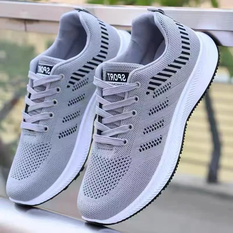 Gym- en hardloopschoenen voor heren – casual slip-on mode sneakers, ademende hardloopschoenen voor outdoor