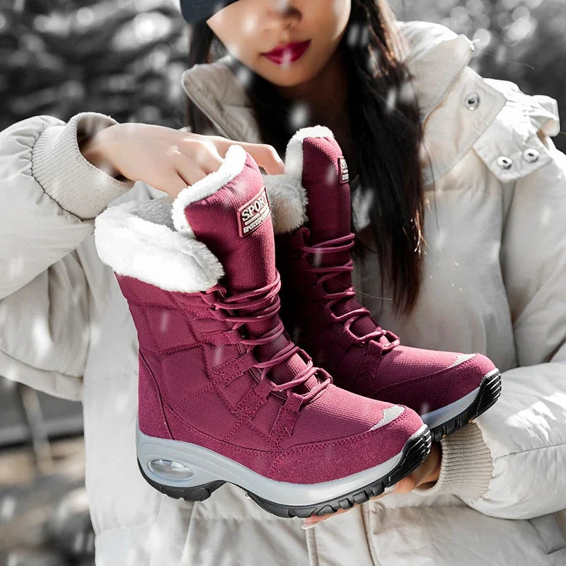 Warme Snowboots Dames Waterdicht