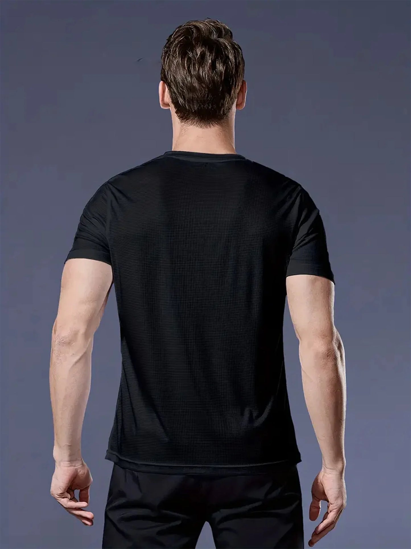 Fitness T-Shirt Sport Shirtje Stretch Heren Hardloopshirtje