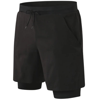 Sportbroekje Hardloopbroekje Ademend Met Onderbroek Heren Hardloopbroekje
