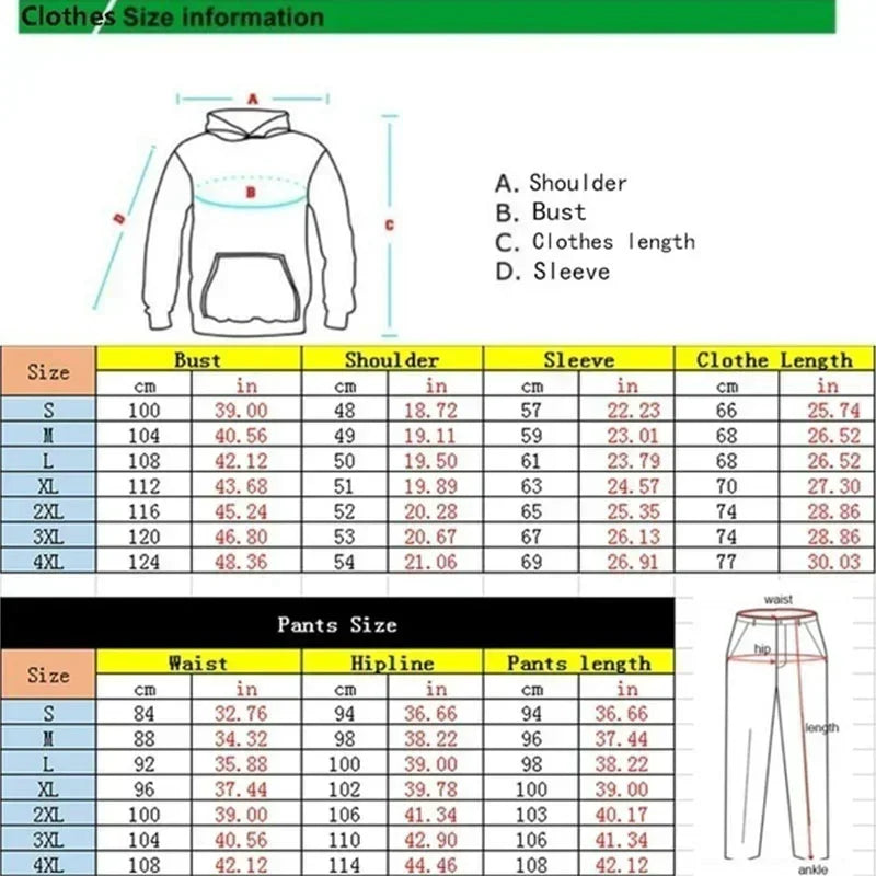 Basic trainingspakken voor heren – 2-delige set met hoodie en joggingbroek – ideaal voor fitness, sportscholen en casual sportkleding