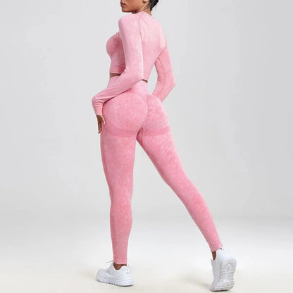 Cropped Gymfit Dames - Top en Legging