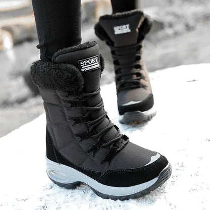 Warme Snowboots Dames Waterdicht