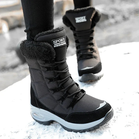 Warme Snowboots Dames Waterdicht