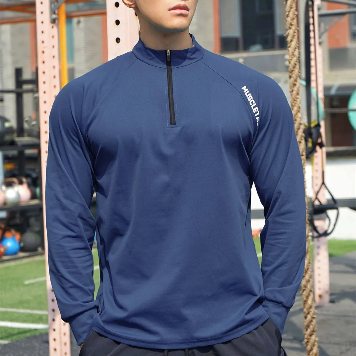 Harloopshirt Met Lange Mauwen