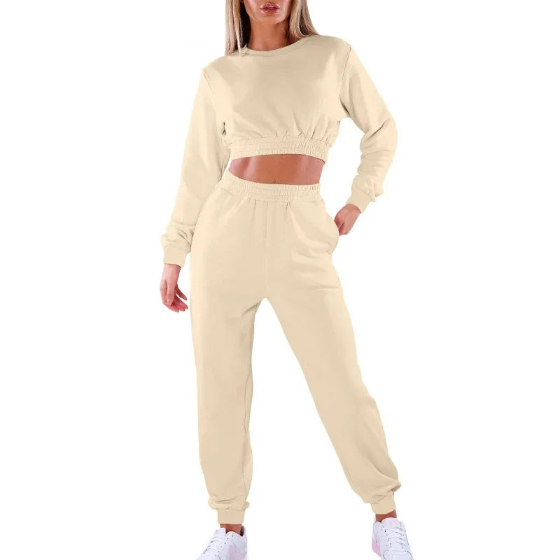 Cropped Tracksuit - Joggingspak Dames