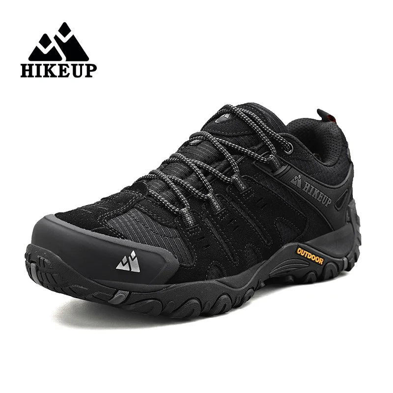 HIKEUP heren wandelschoenen – suède leren outdoor schoenen, slijtvast
