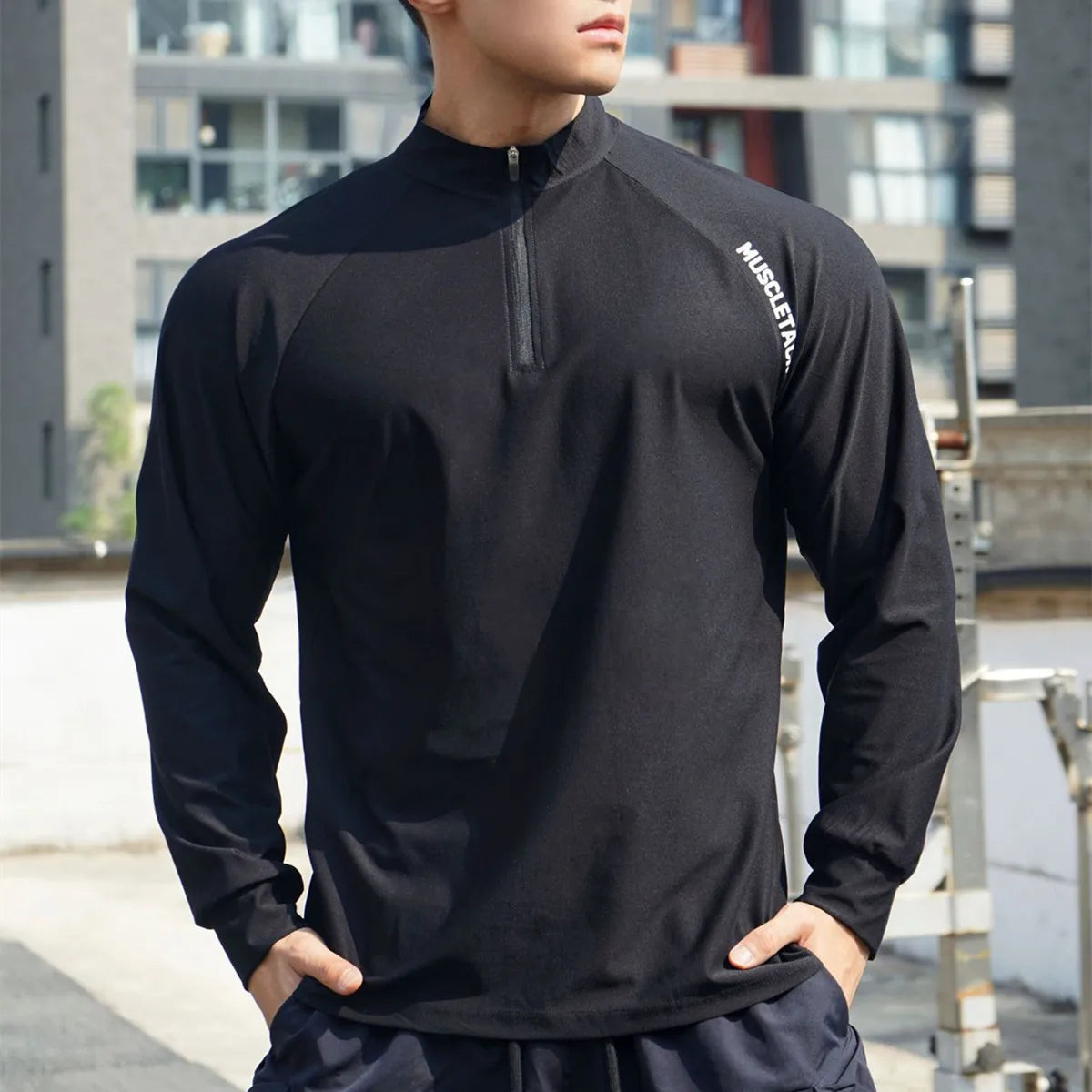 Harloopshirt Met Lange Mauwen