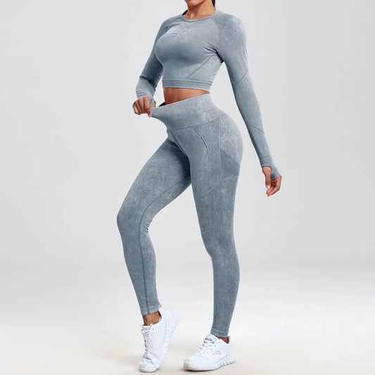 Cropped Gymfit Dames - Top en Legging