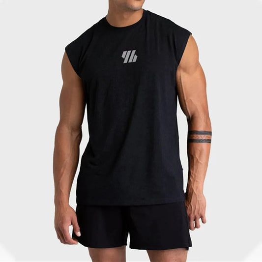 Mouwloos sport tanktop - sneldrogend en ideaal voor bodybuilding, fitness en hardlopen