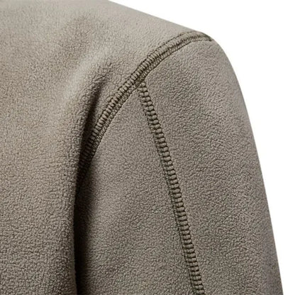 Heren polar fleece wandel trui – winddichte en warme trui voor de winter, ideaal voor outdoor wandelingen en activiteiten