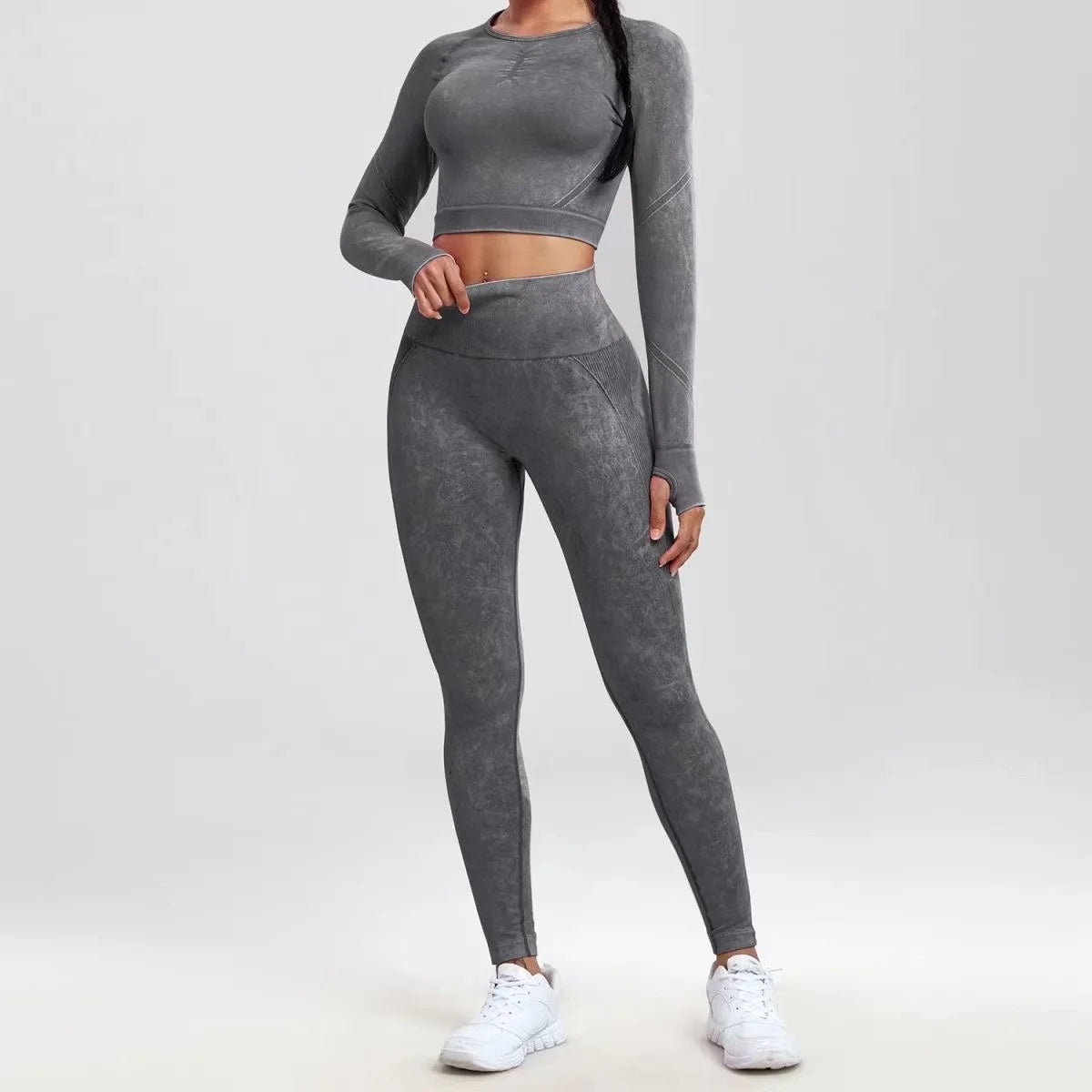 Cropped Gymfit Dames - Top en Legging
