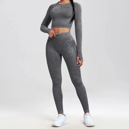 Cropped Gymfit Dames - Top en Legging