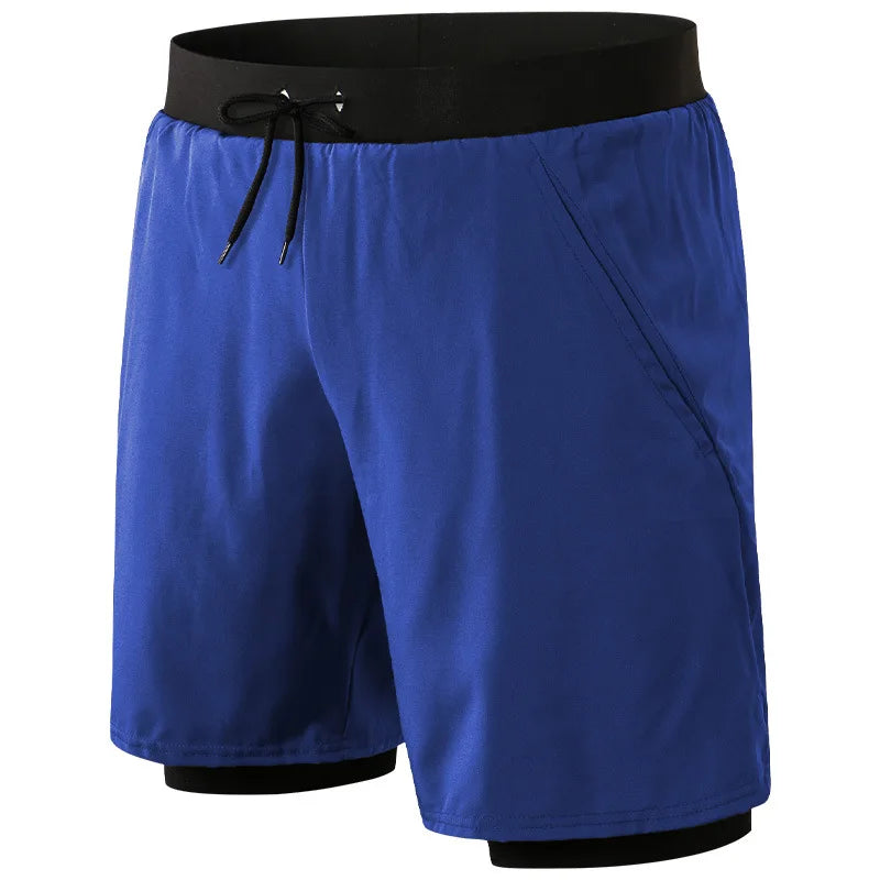 Sportbroekje Hardloopbroekje Ademend Met Onderbroek Heren Hardloopbroekje