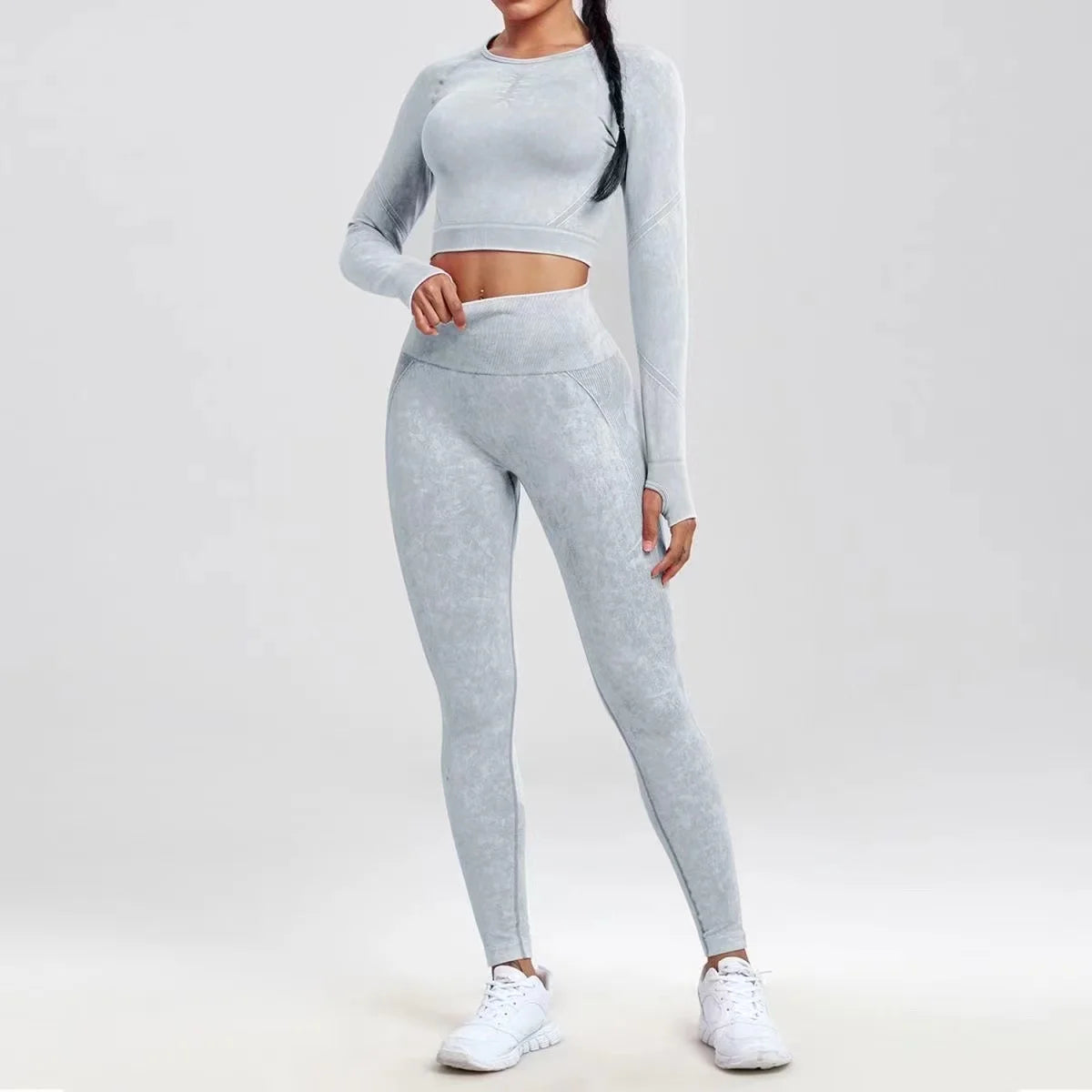 Cropped Gymfit Dames - Top en Legging
