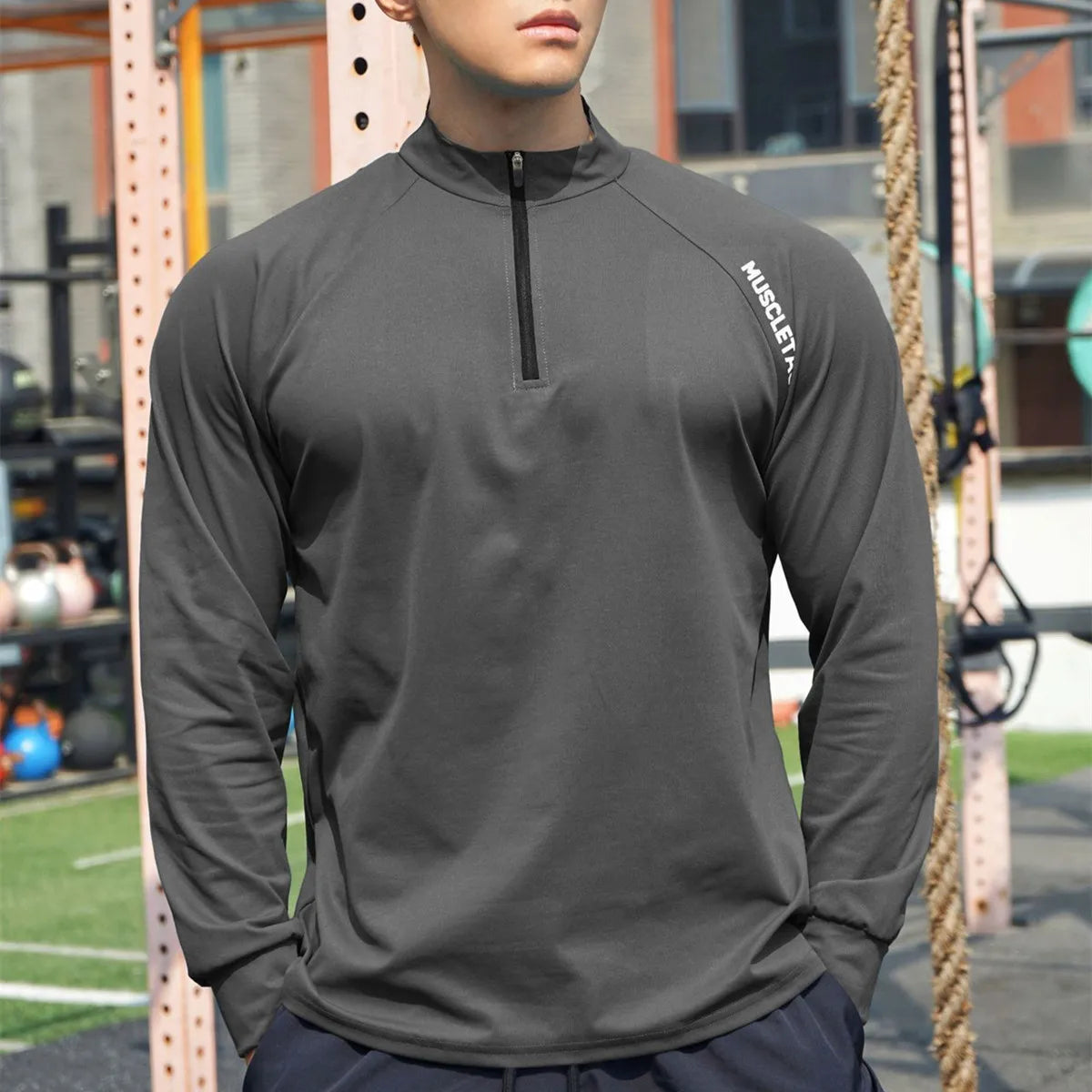 Harloopshirt Met Lange Mauwen