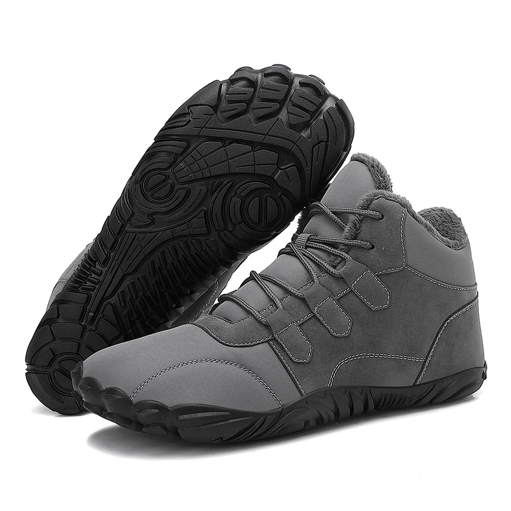 Wandelschoenen Barefoot - Winterboots voor heren en dames – sneeuwlaarzen, barefoot casual schoenen, outdoor werkschoenen
