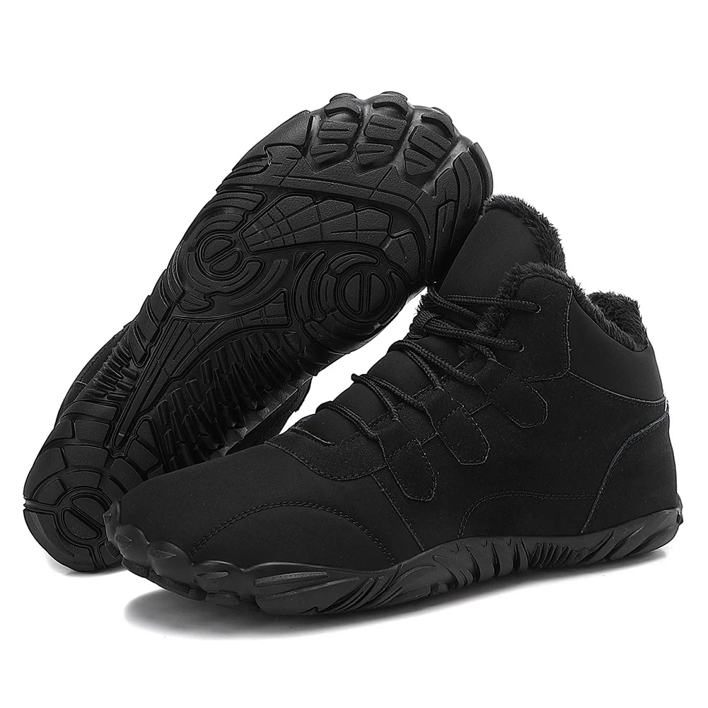 Wandelschoenen Barefoot - Winterboots voor heren en dames – sneeuwlaarzen, barefoot casual schoenen, outdoor werkschoenen